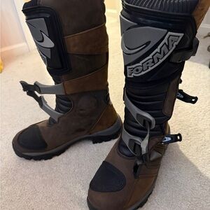 Men's Brown Motorcycle Boots